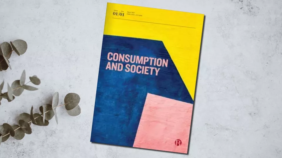 Cover of the book Consumption and Society.