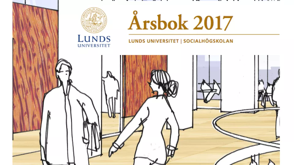 Omslag till Socialhögskolans årsbok 2017