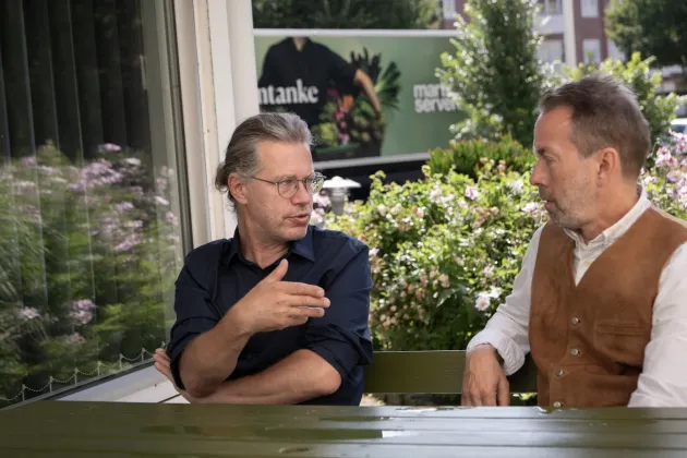 Glenn Möllergren och Håkan Jönson. Foto: Åsa Wallin, Sydsvenskan.