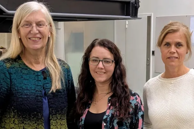 Maria Söderberg, Elin Turesson och Teres Hjärpe.