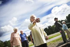 Pensionärer som spelar boule. Foto: Yvonne Åsell/SvD/SCANPIX.