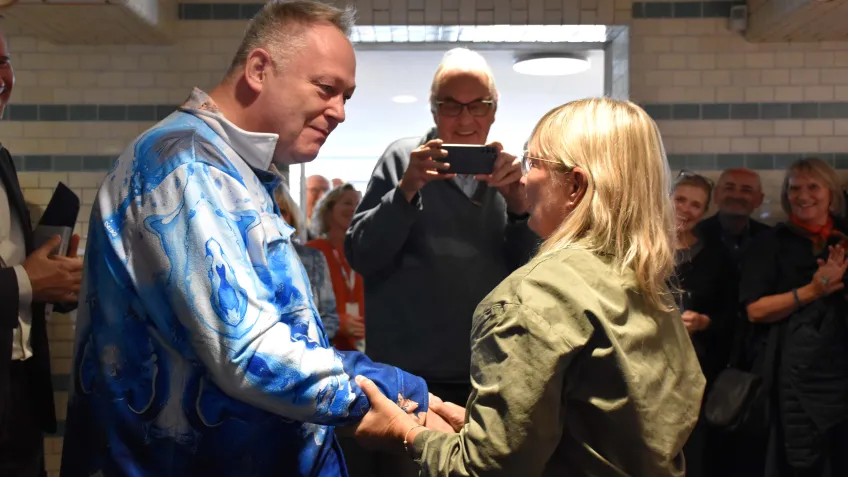 Øyvind Kvello och Stina Balldin.
